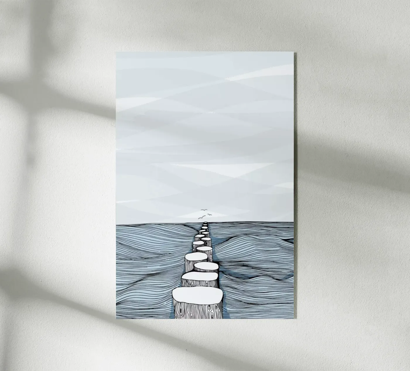 Something Calm Acryl-Glas von Waltraud Rieken