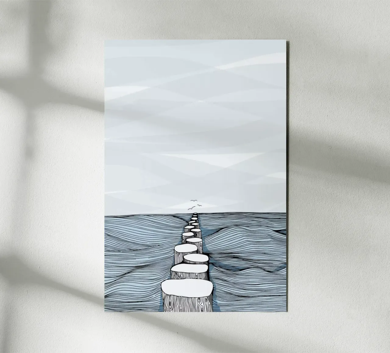 Something Calm alluminio dibond da Waltraud Rieken