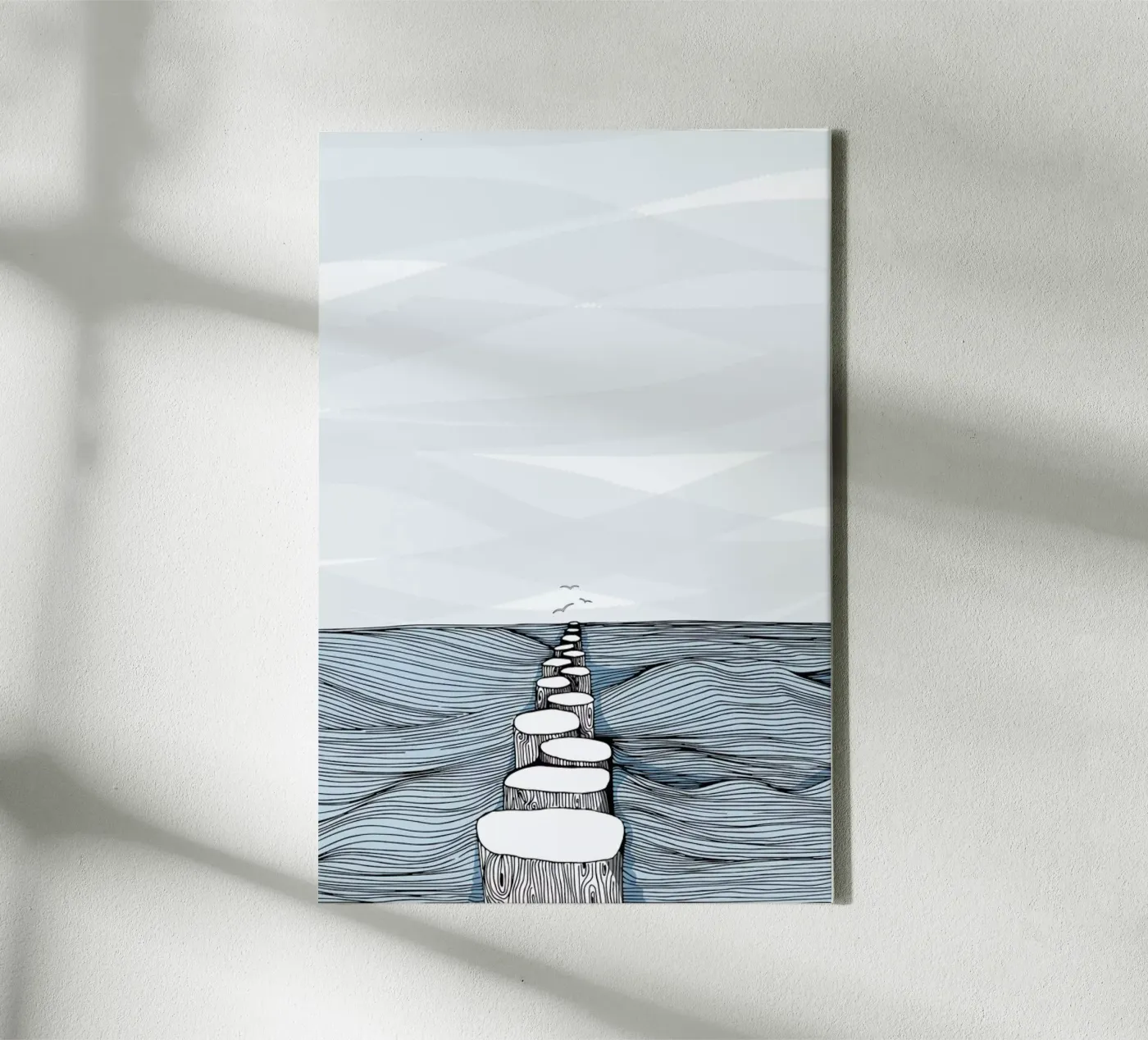 Something Calm canvas by Waltraud Rieken
