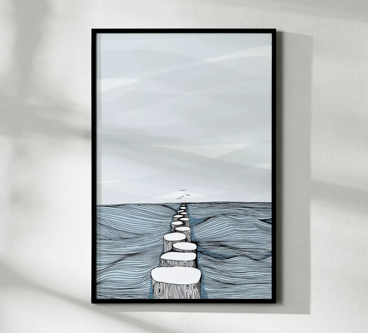 Something Calm poster by Waltraud Rieken