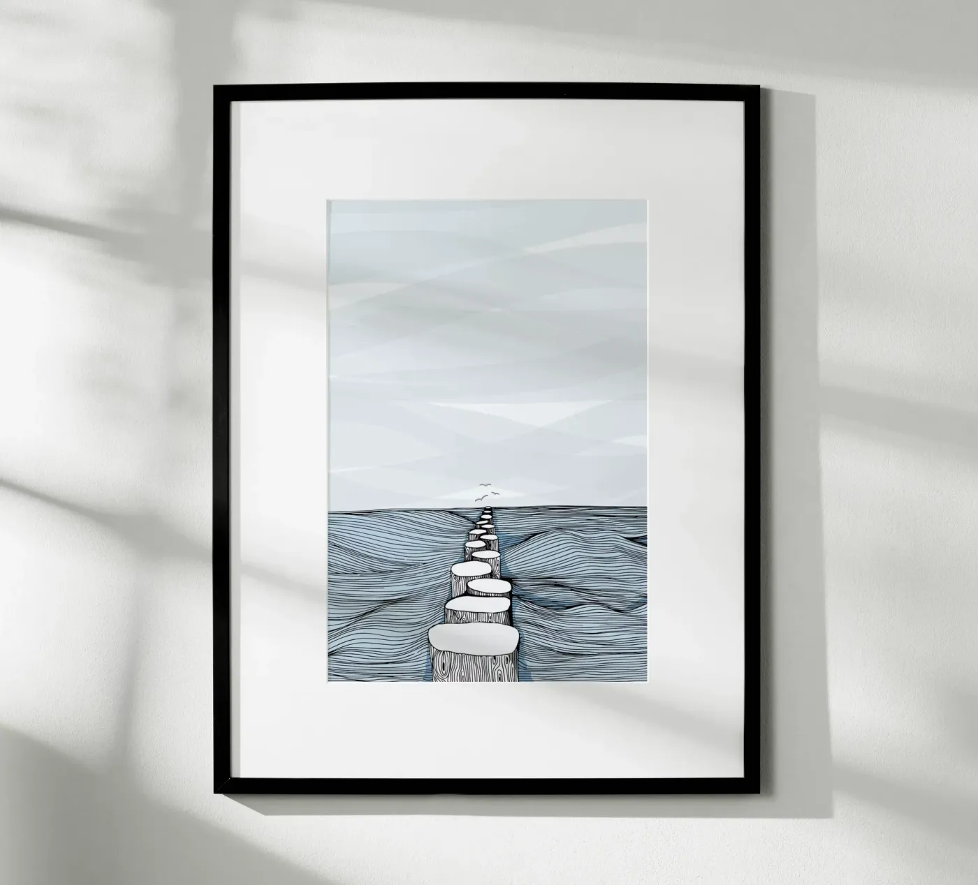 Something Calm poster by Waltraud Rieken