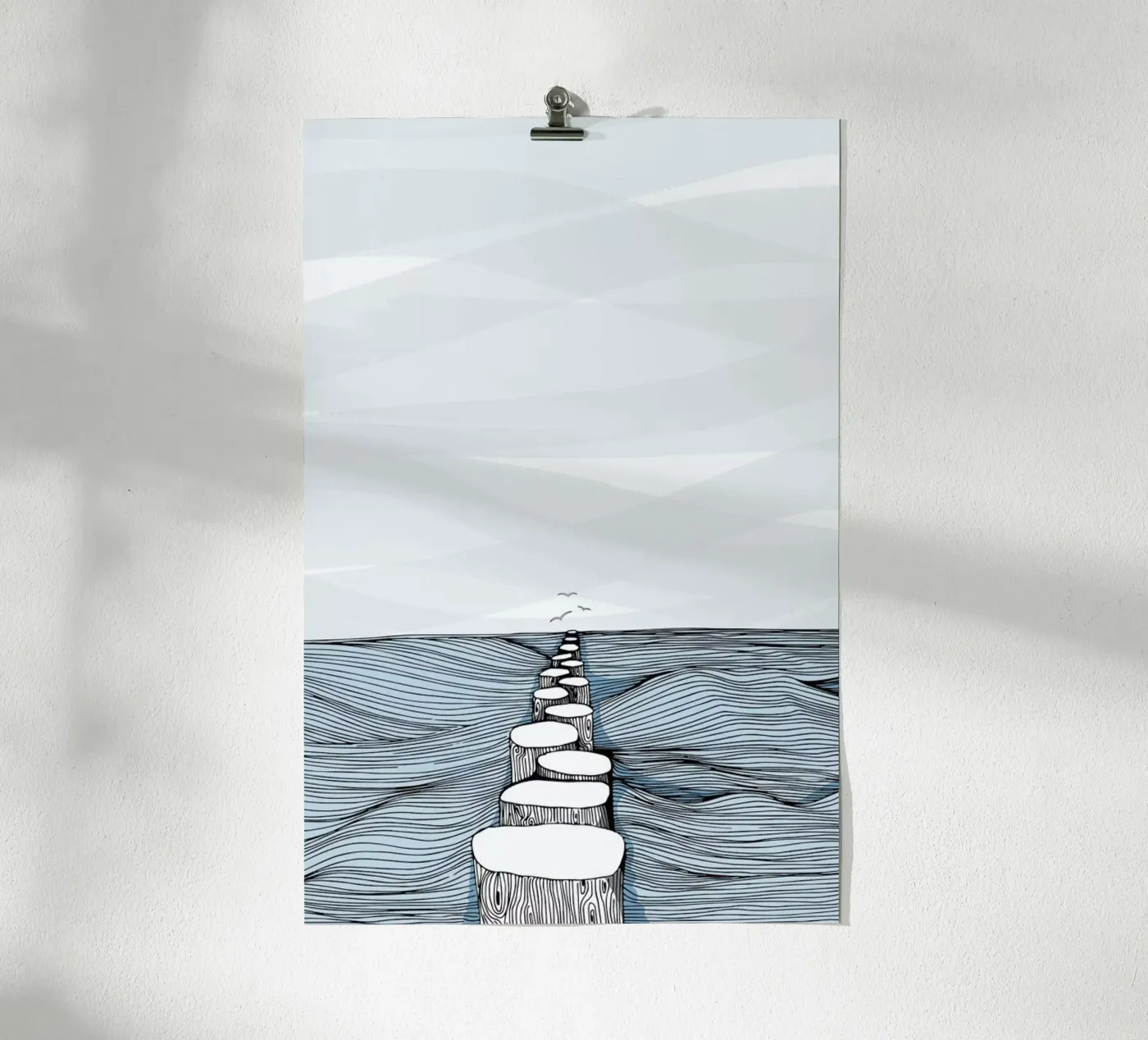 Something Calm poster by Waltraud Rieken