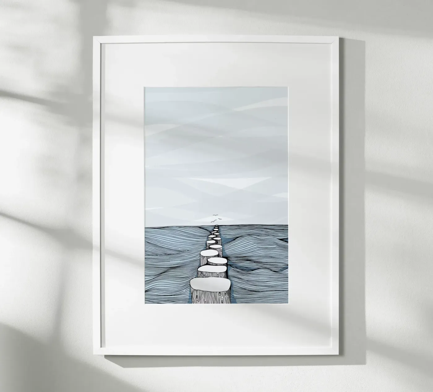 Something Calm poster by Waltraud Rieken