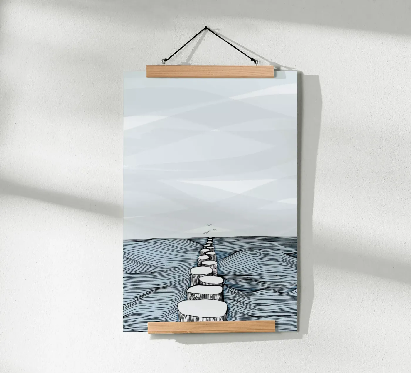 Something Calm poster by Waltraud Rieken
