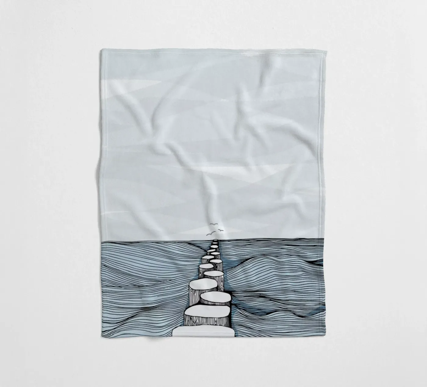 Something Calm fleecedeken van Waltraud Rieken