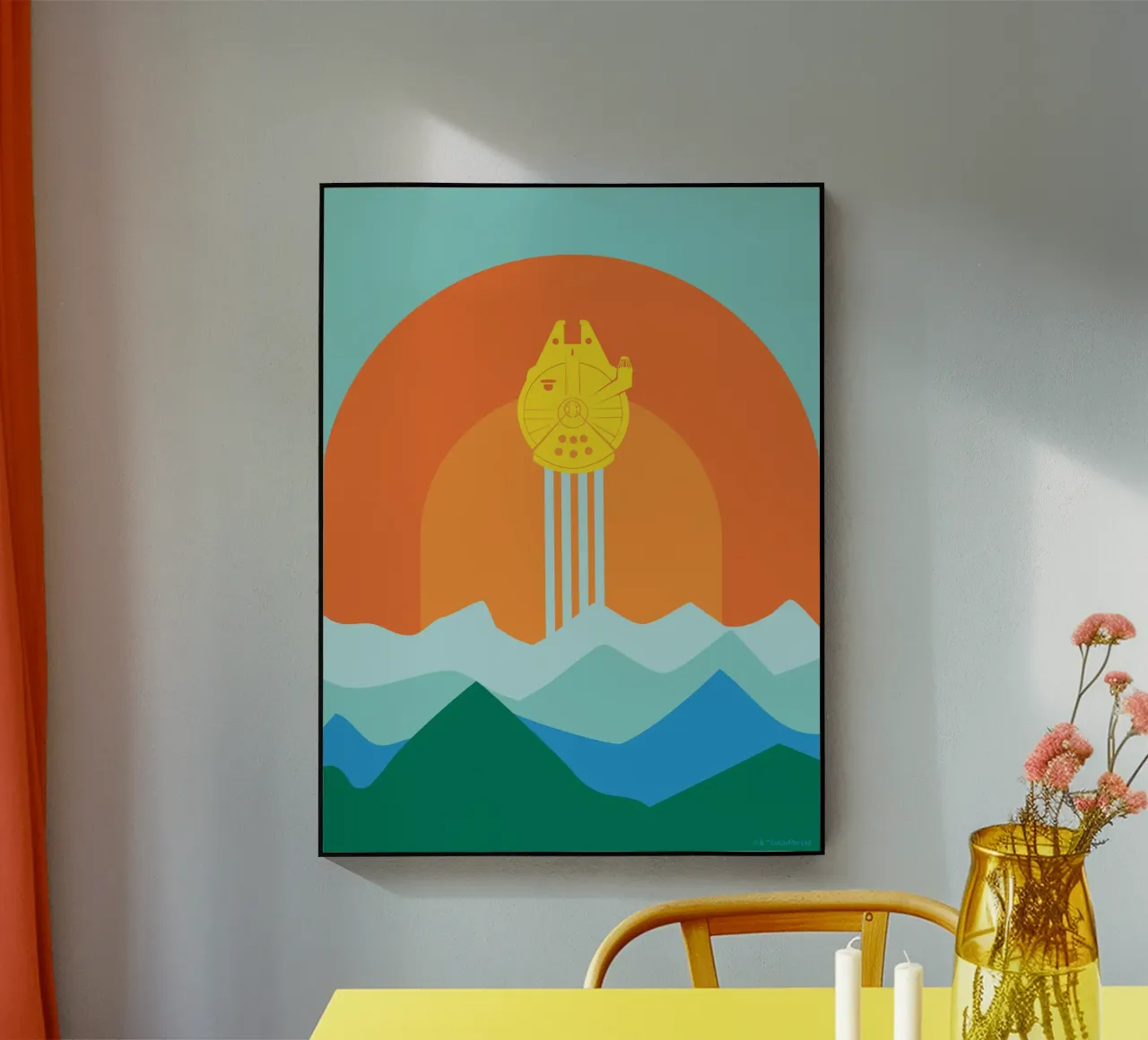 Millennium Falcon plexiglass da Star Wars