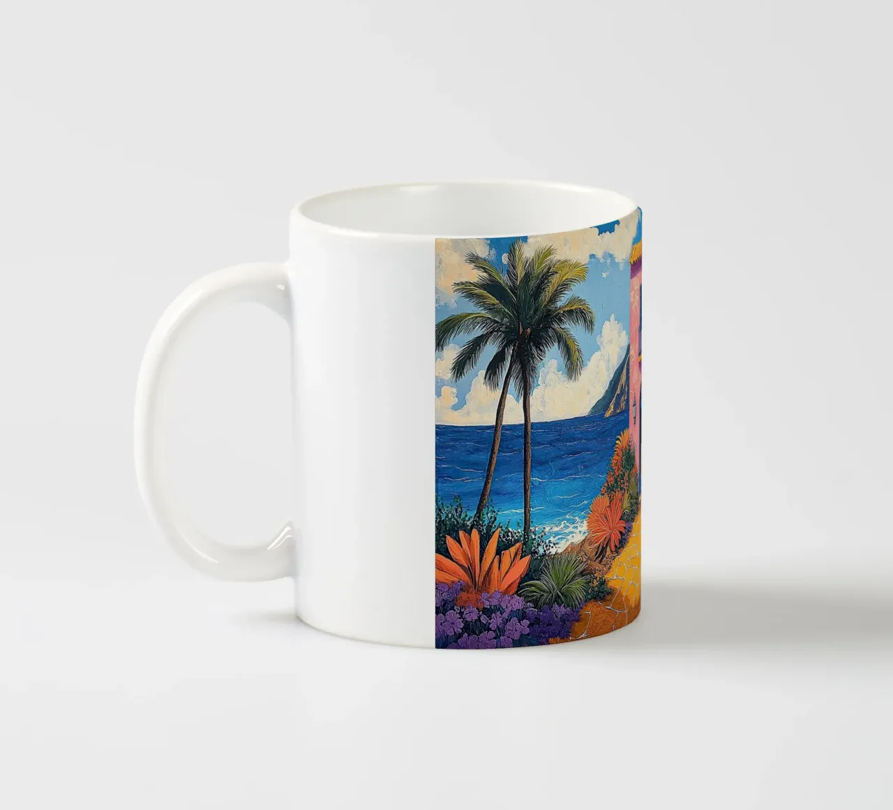 Breath of Fresh Color tazza in ceramica da Nikis Art Studio