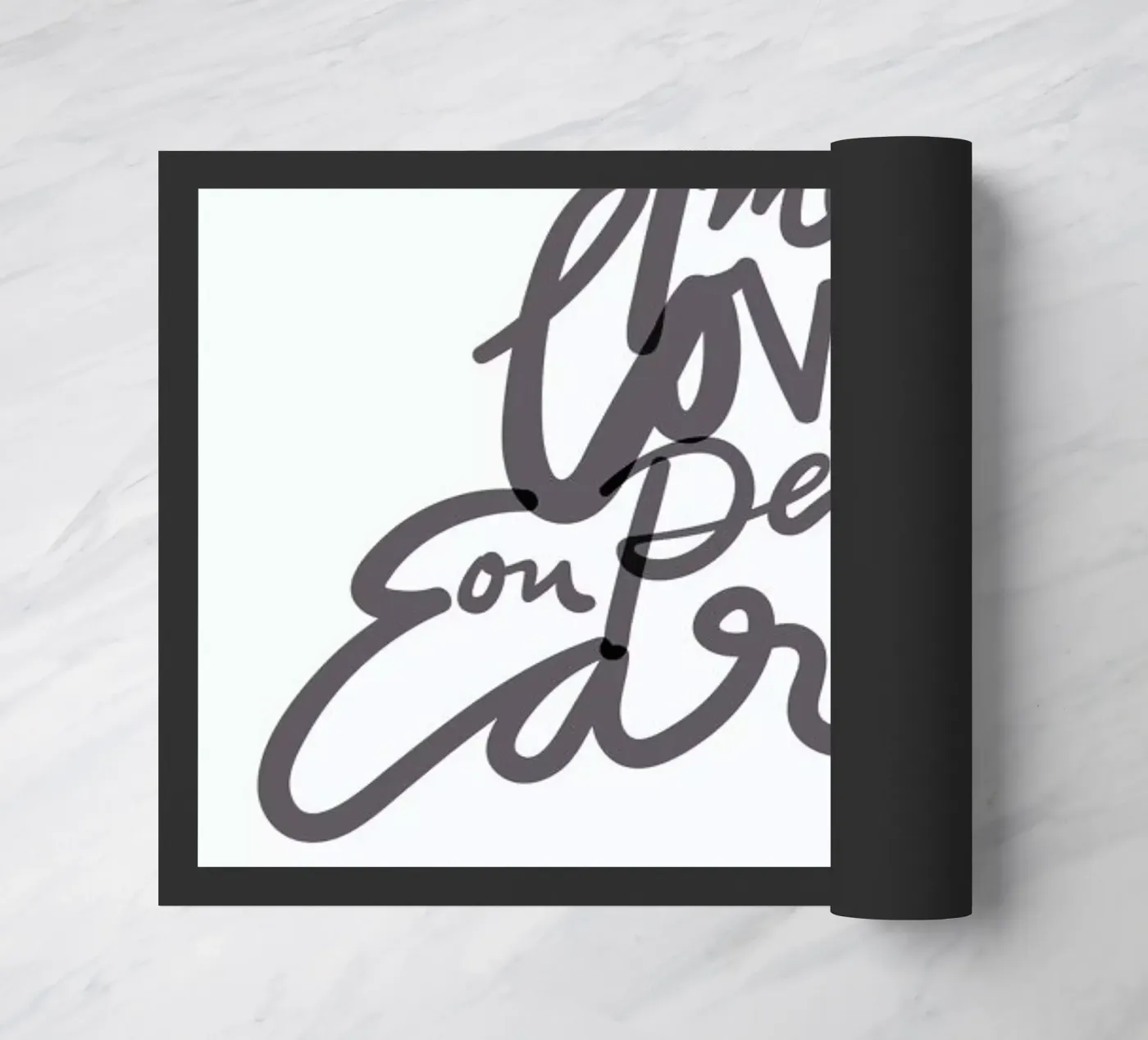 Peace Fußmatte von Waltraud Rieken