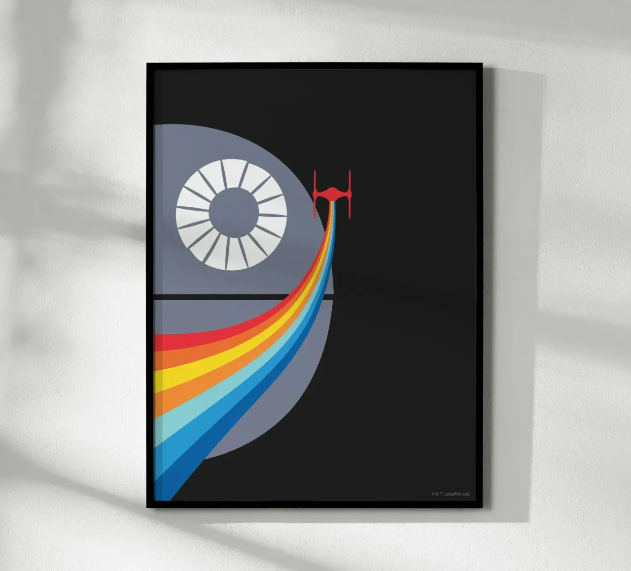 TODESSTERN poster con telaio in plastica da Star Wars
