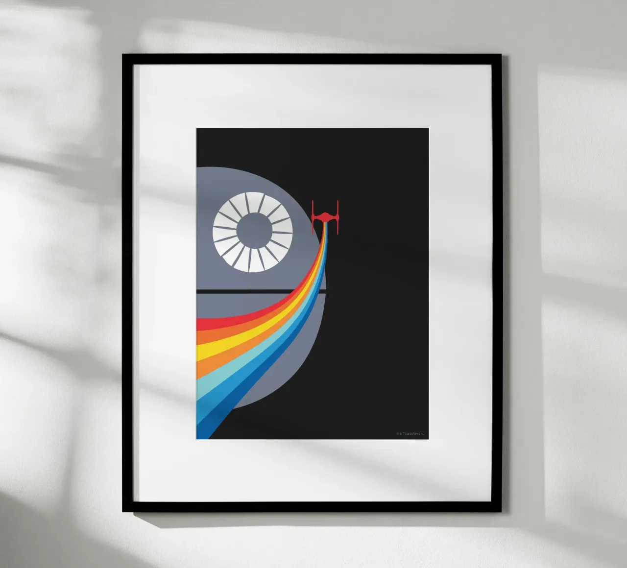 TODESSTERN poster con telaio in plastica da Star Wars