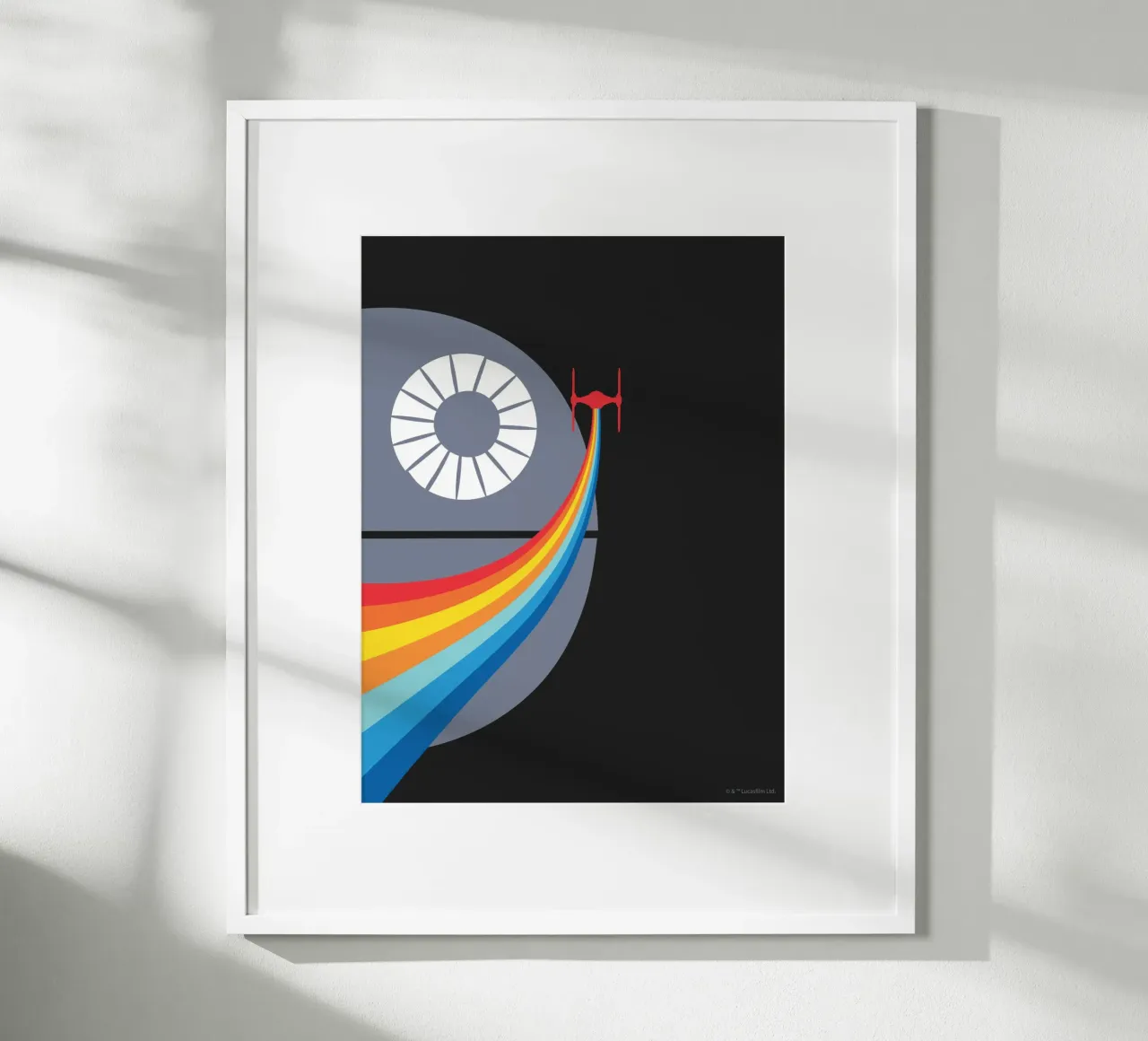 TODESSTERN poster con telaio in plastica da Star Wars