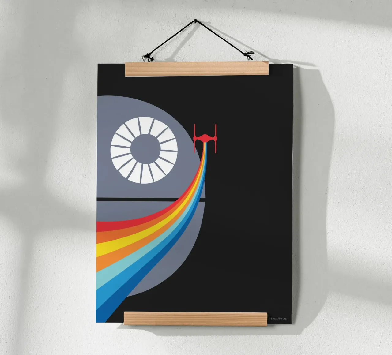 TODESSTERN poster con telaio in plastica da Star Wars