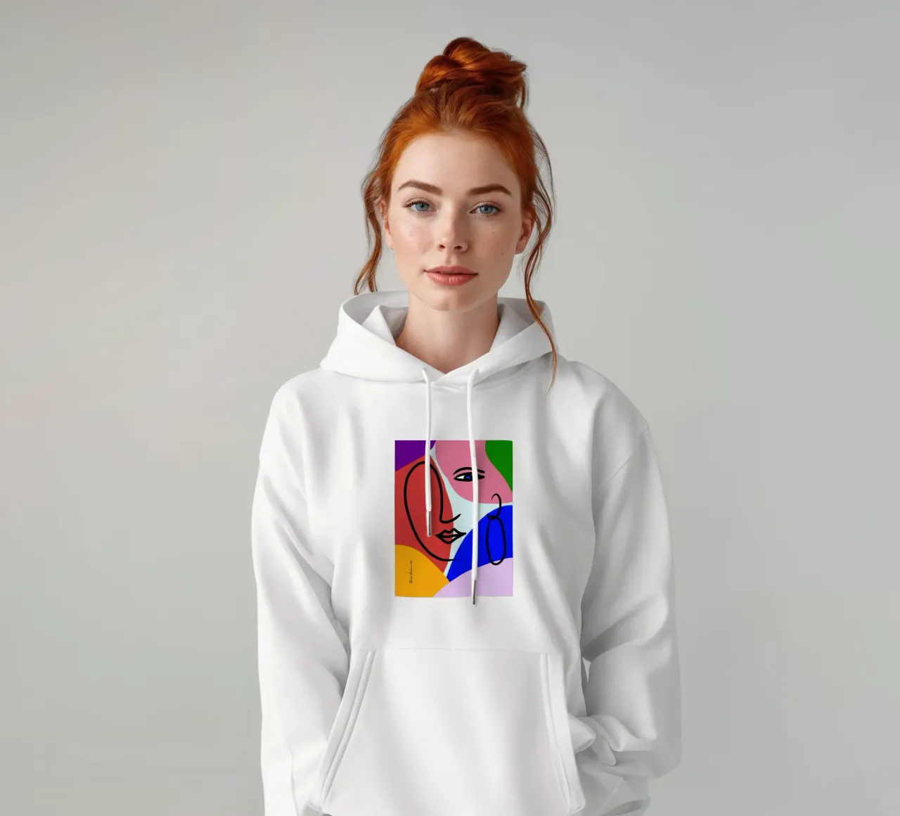 Lullaby of Colors felpa con cappuccio da Mike Leymi