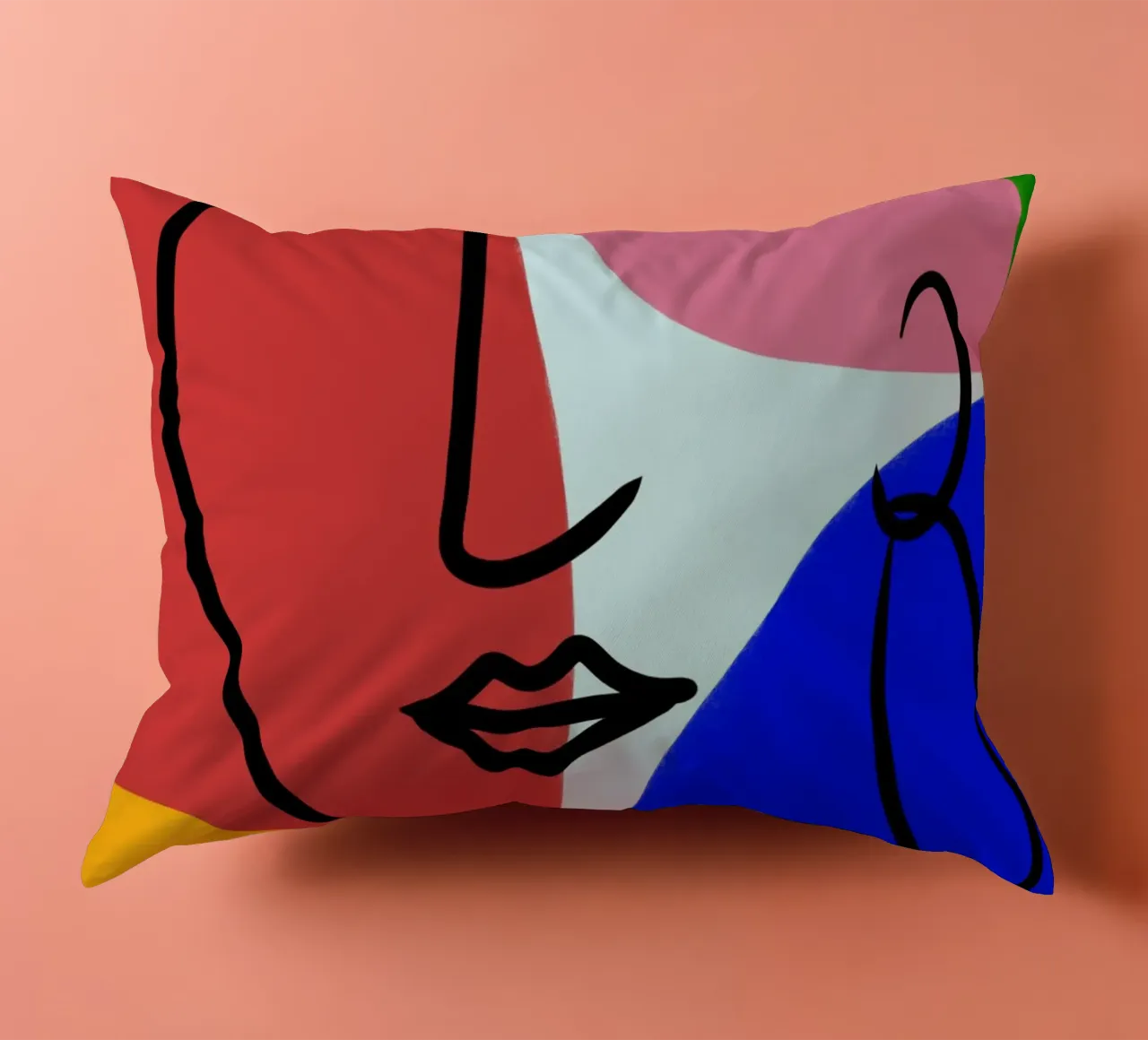 Lullaby of Colors cuscino da Mike Leymi