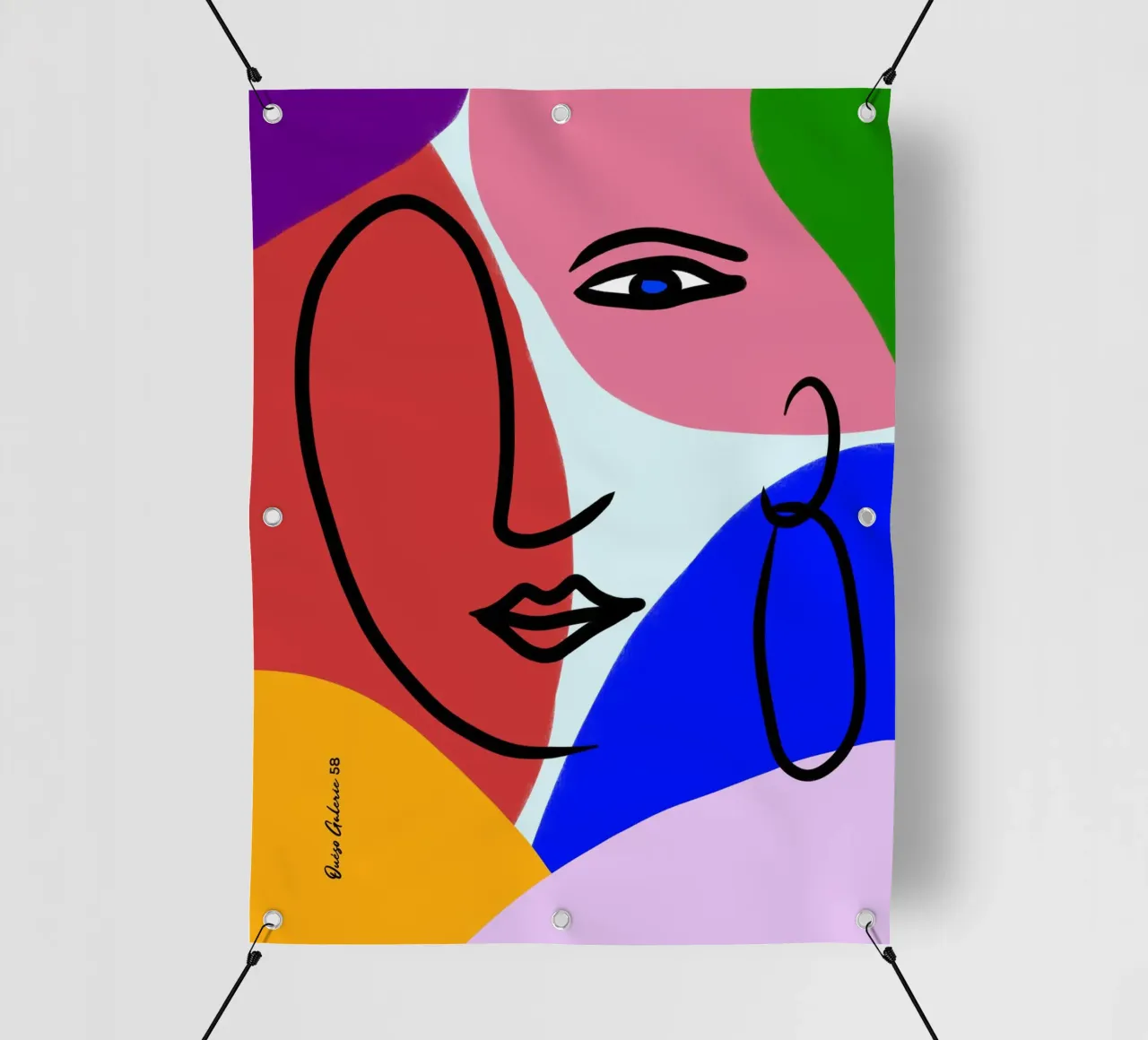 Lullaby of Colors telo in pvc da Mike Leymi