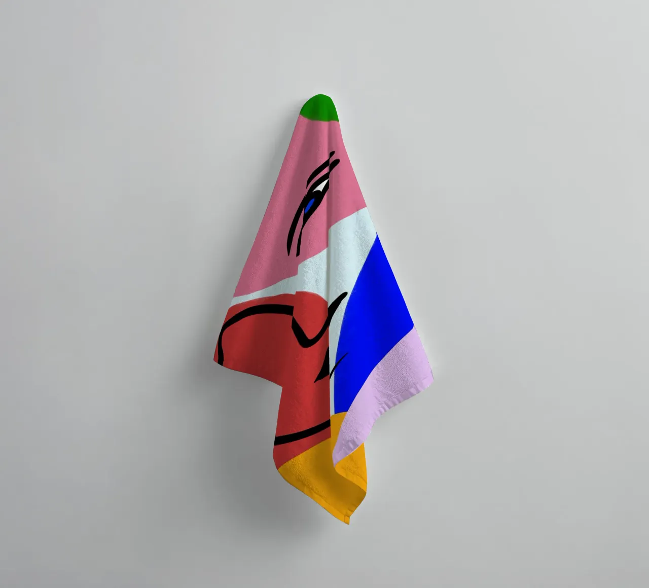 Lullaby of Colors asciugamano da bagno da Mike Leymi