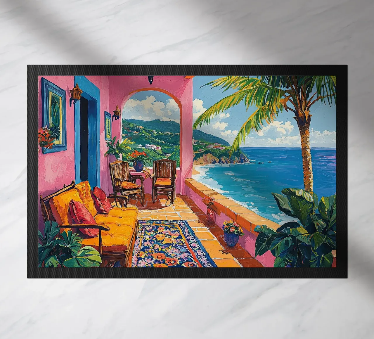 Coastal Views in Bloom zerbino da Nikis Art Studio