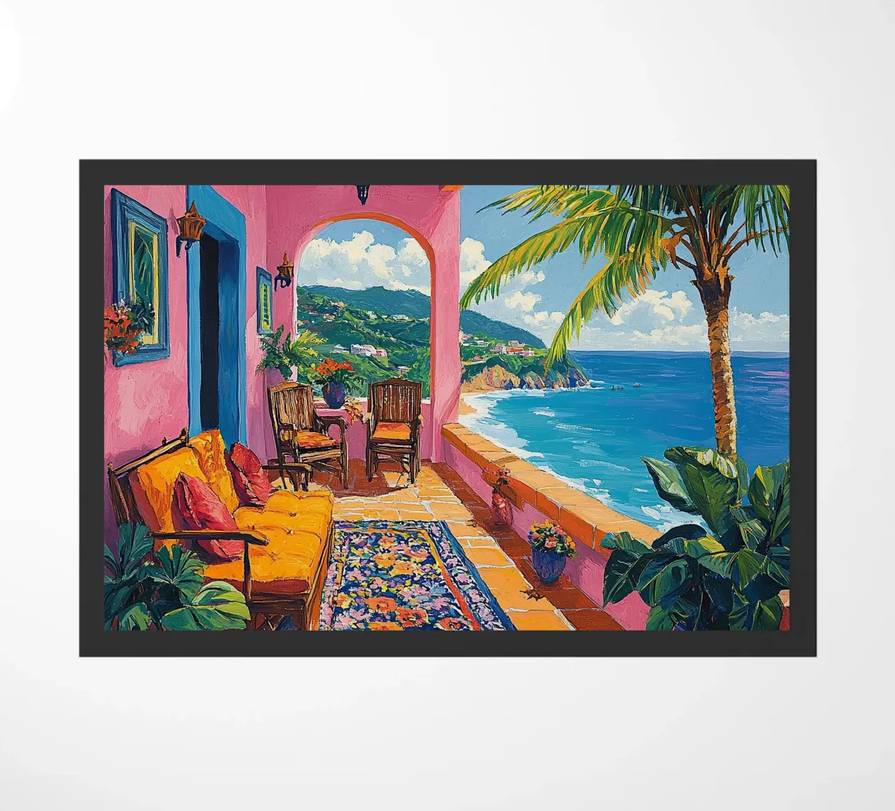 Coastal Views in Bloom zerbino da Nikis Art Studio