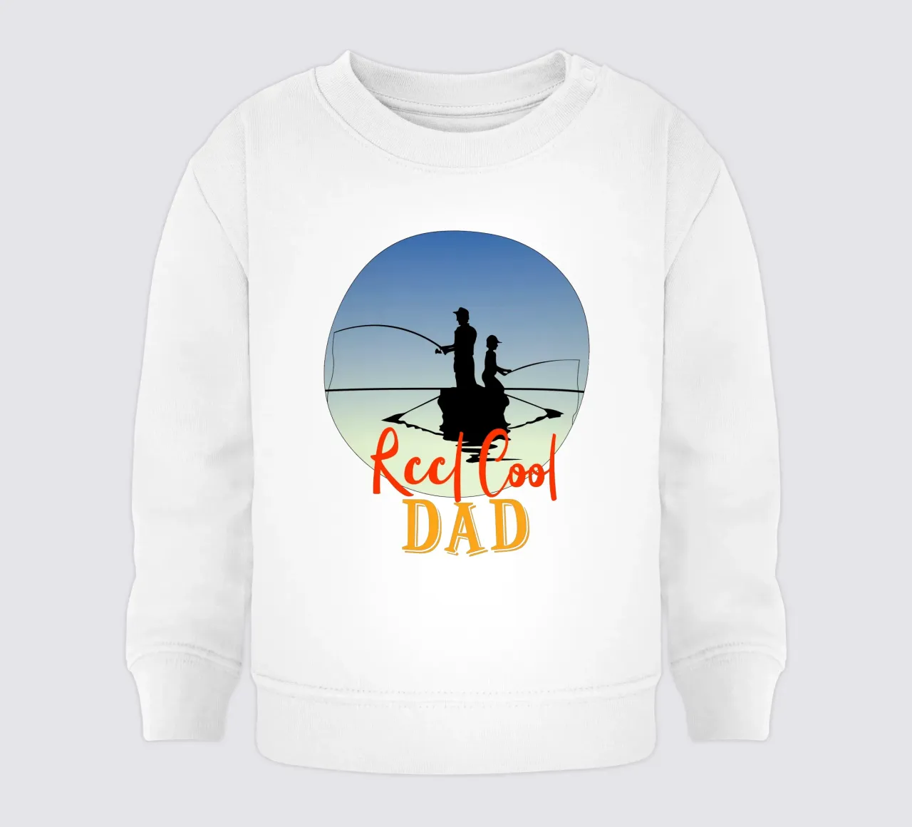 Reel cool Dad dal design retrò felpa neonato da vickeyroads