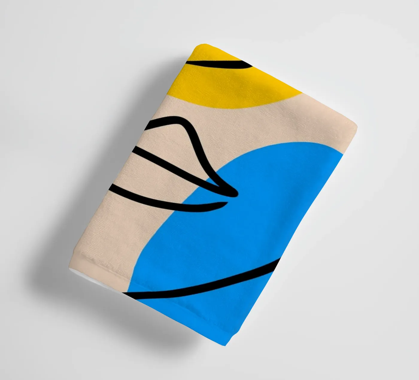 Subtle Glow badhanddoek van Mike Leymi