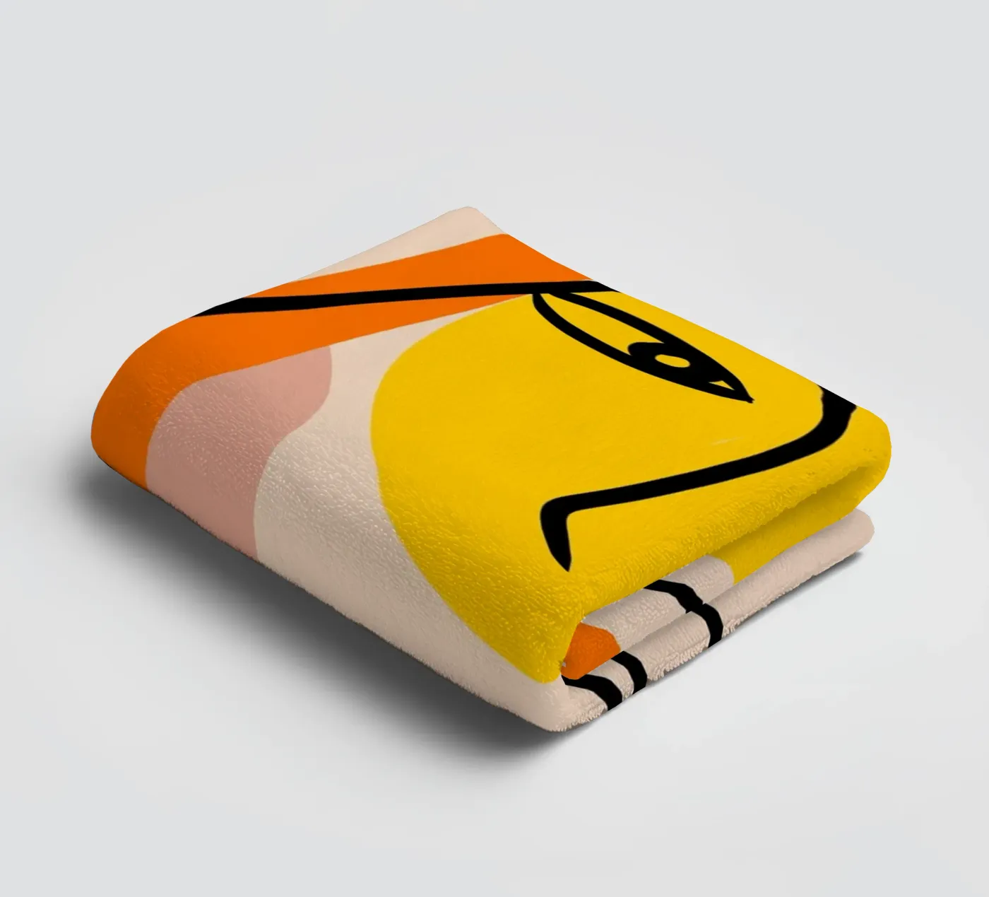 Subtle Glow badhanddoek van Mike Leymi