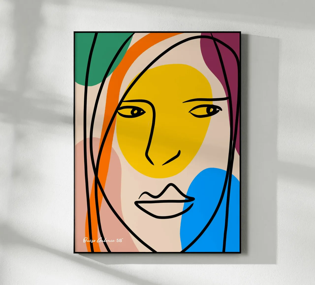 Subtle Glow acryl van Mike Leymi