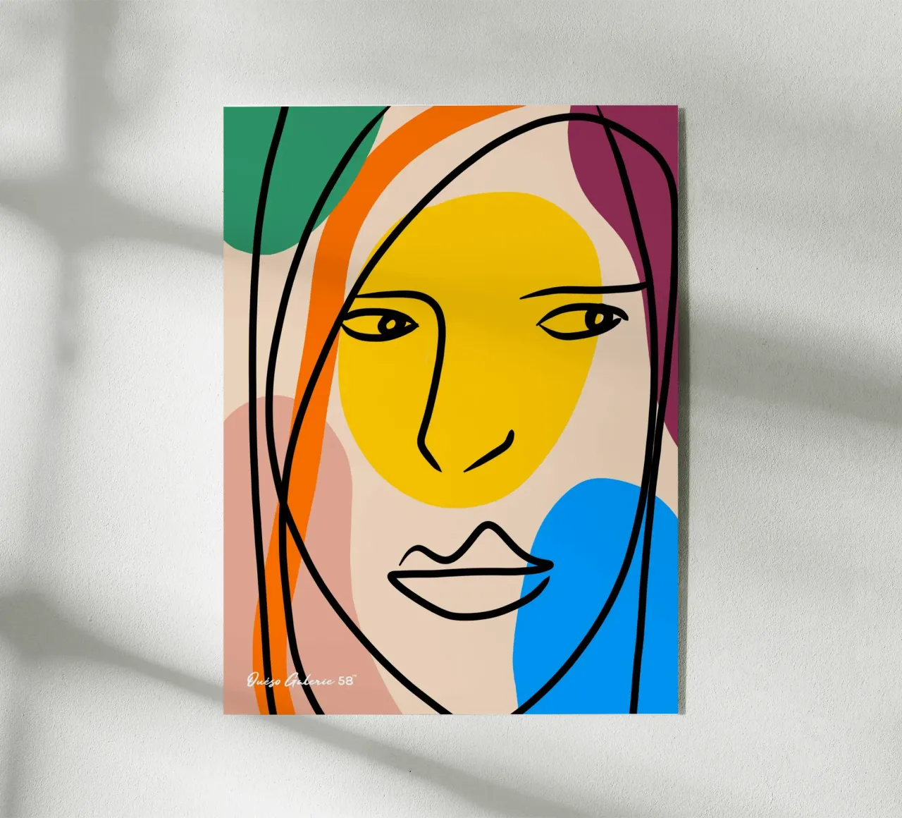 Subtle Glow acryl van Mike Leymi