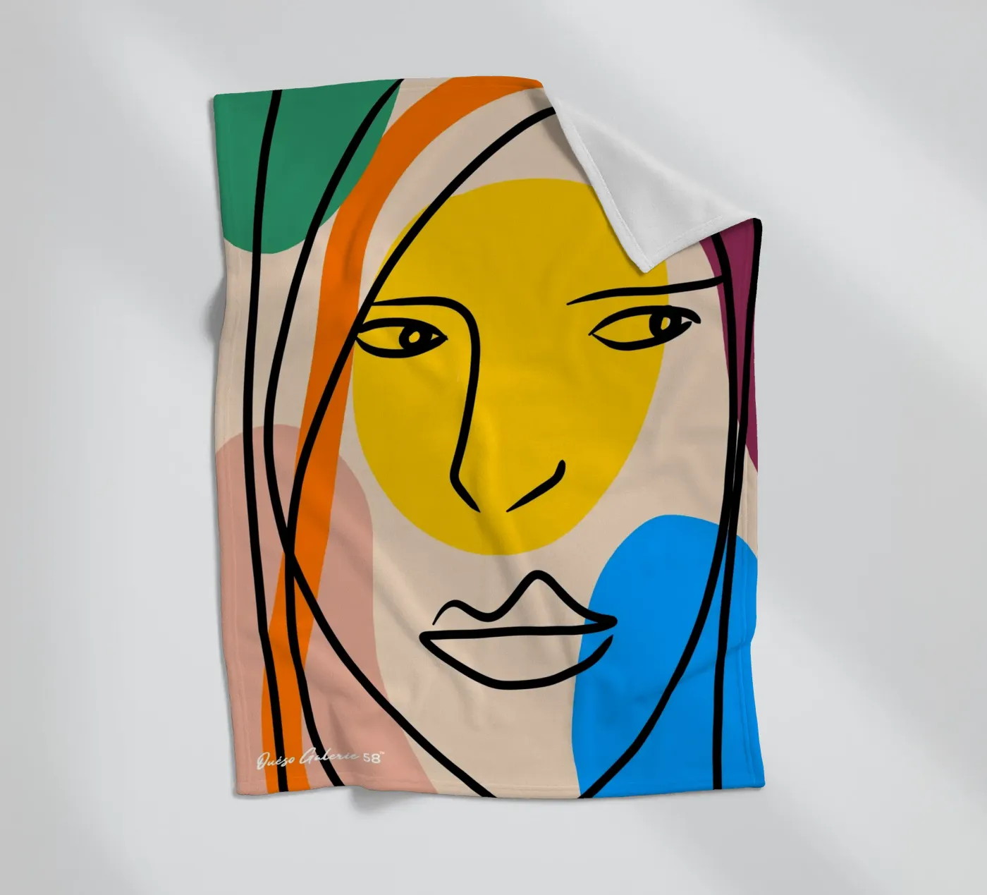 Subtle Glow Fleecedecke von Mike Leymi