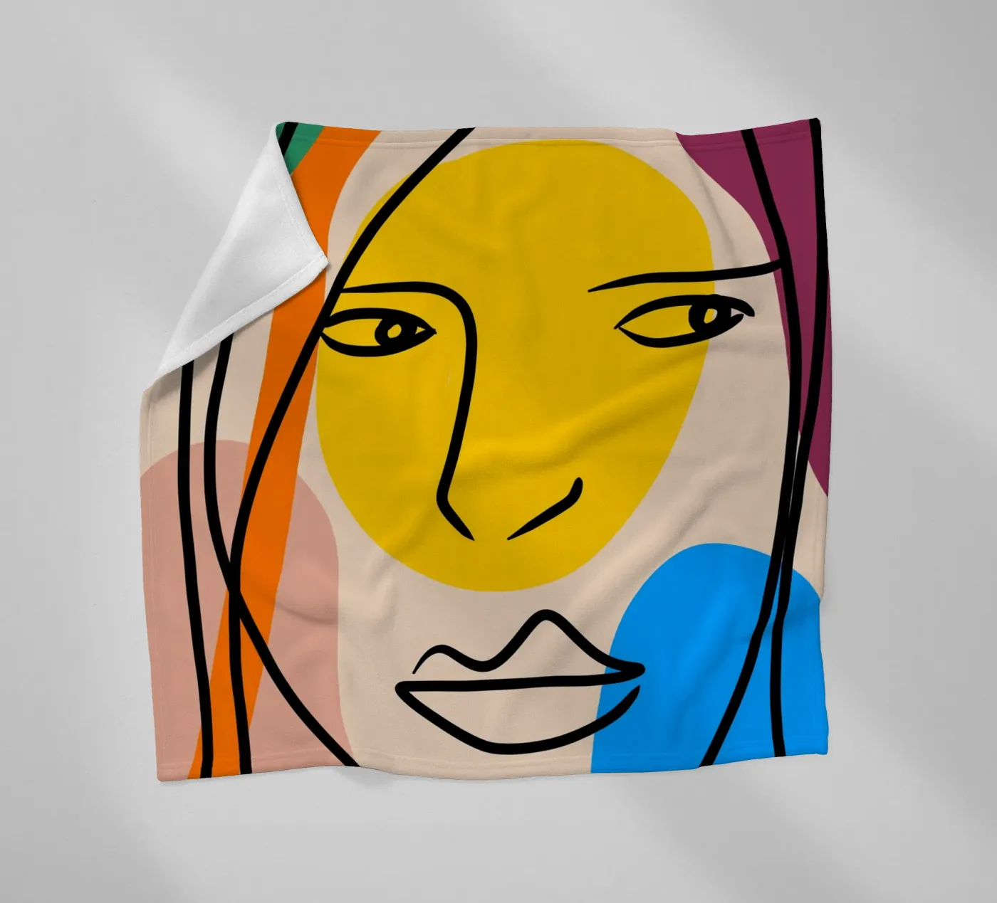 Subtle Glow Fleecedecke von Mike Leymi