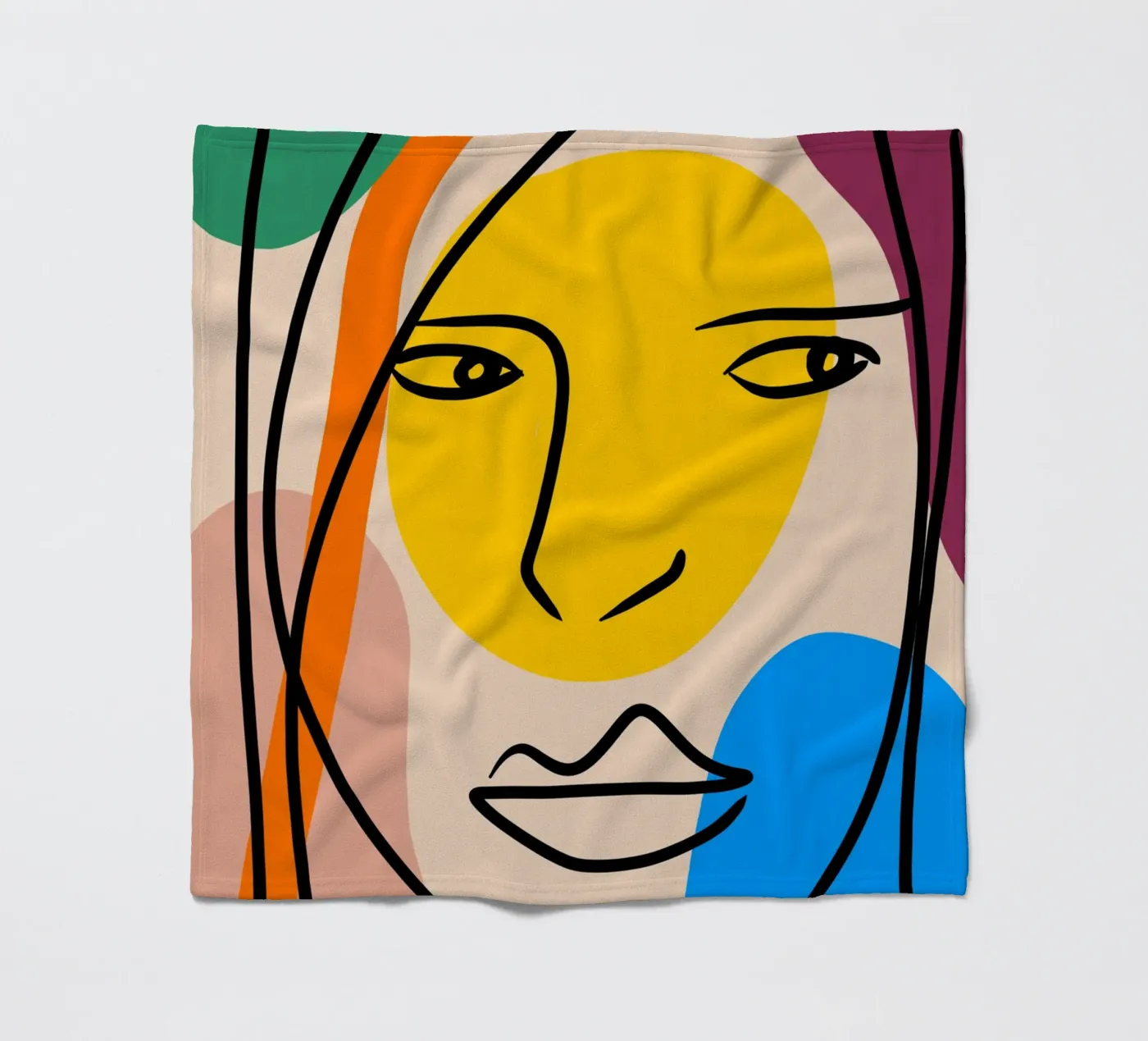 Subtle Glow Fleecedecke von Mike Leymi