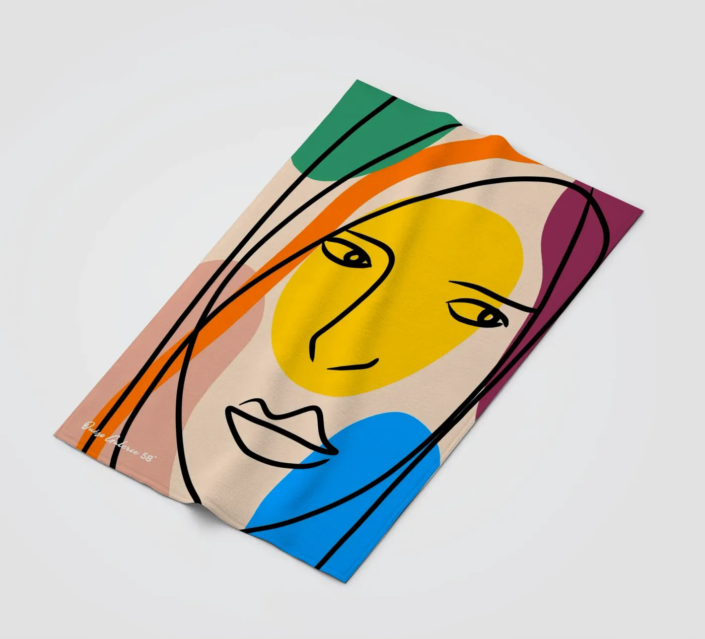 Subtle Glow Fleecedecke von Mike Leymi