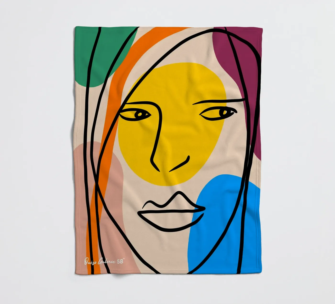 Subtle Glow Fleecedecke von Mike Leymi