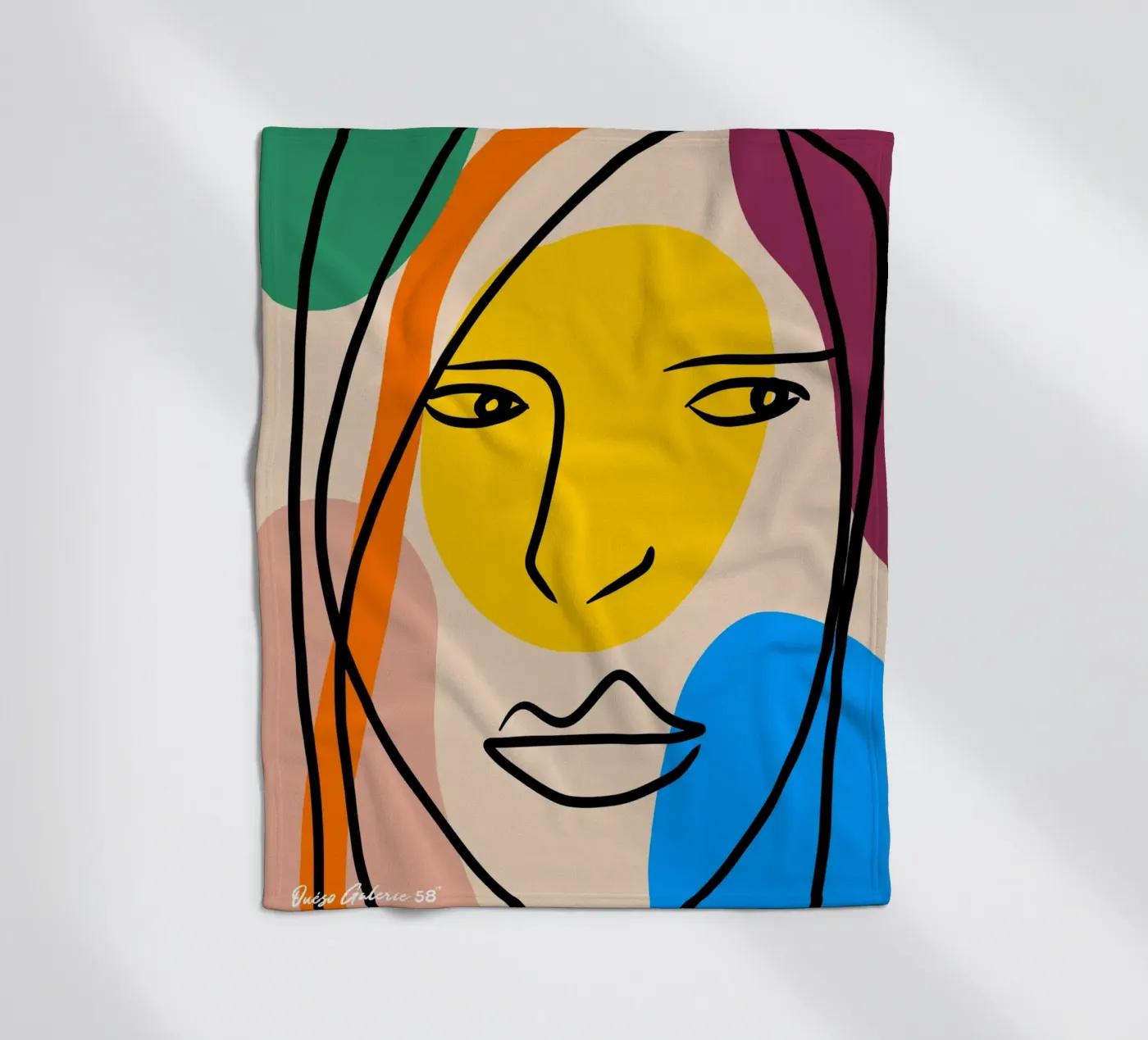 Subtle Glow Fleecedecke von Mike Leymi