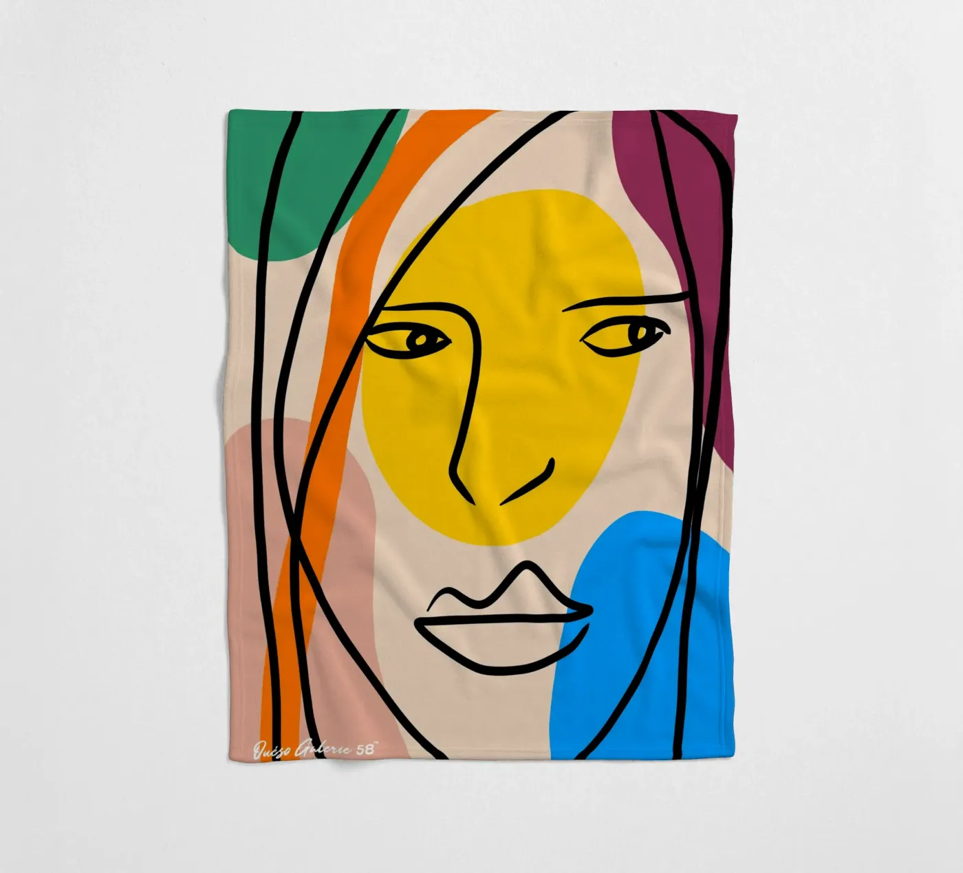 Subtle Glow Fleecedecke von Mike Leymi