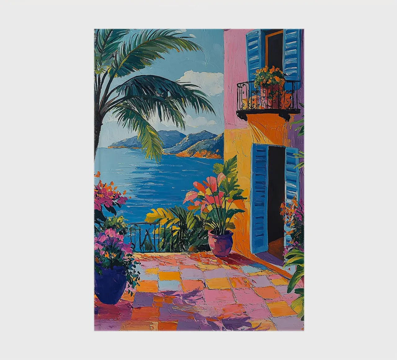 Henri Matisse inspiriert "Colors on the Breeze" notebook by Nikis Art Studio
