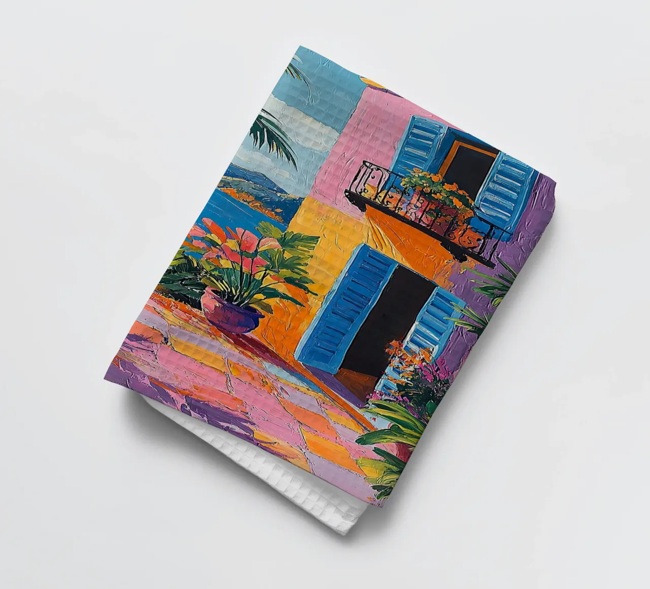 Henri Matisse ha ispirato "I colori della brezza". canovaccio da cucina da Nikis Art Studio