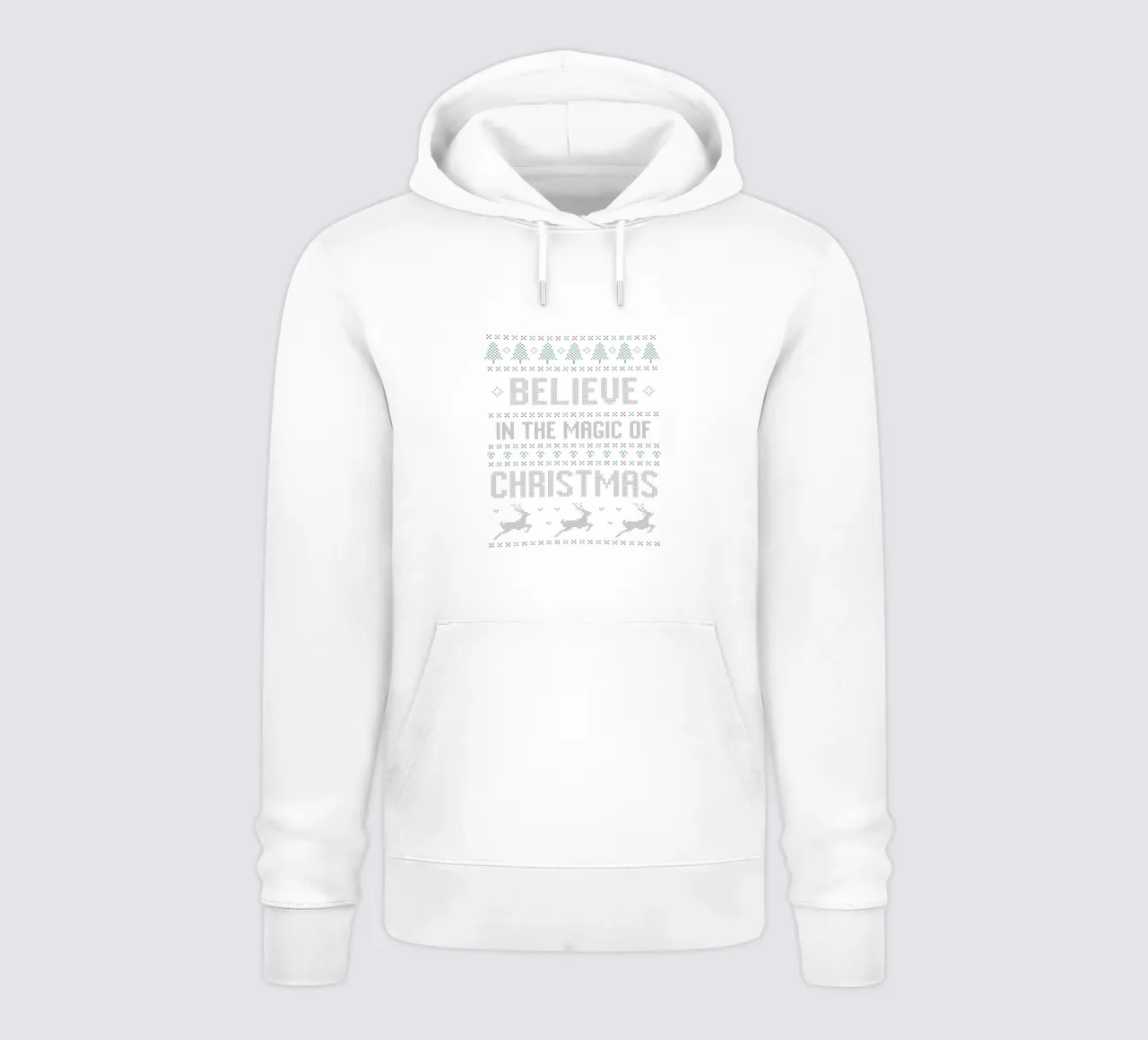 Believe in the Magic of Christmas felpa con cappuccio da edsonramosart