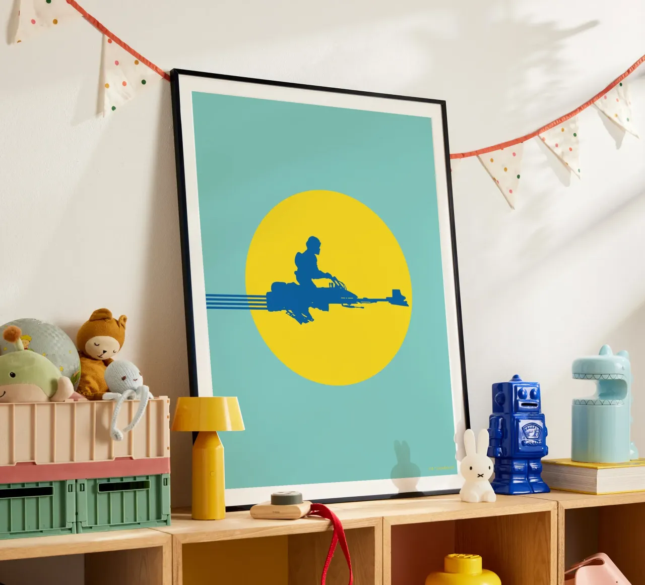 SPEEDER BIKE Poster von Star Wars