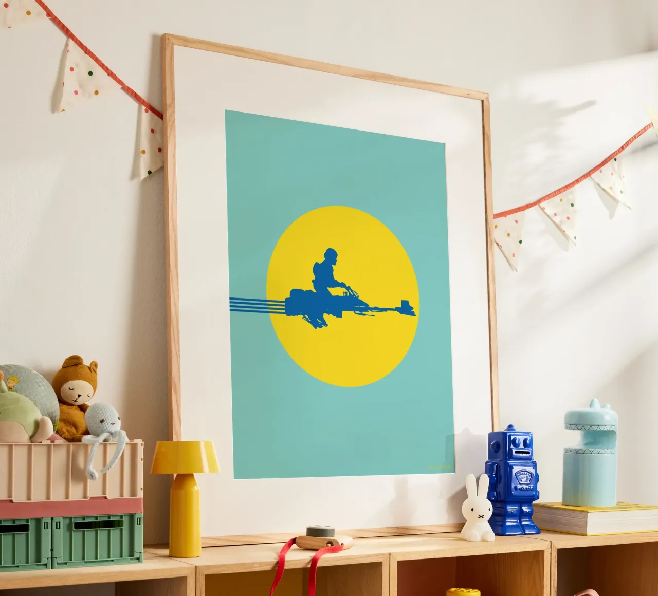 SPEEDER BIKE Poster von Star Wars