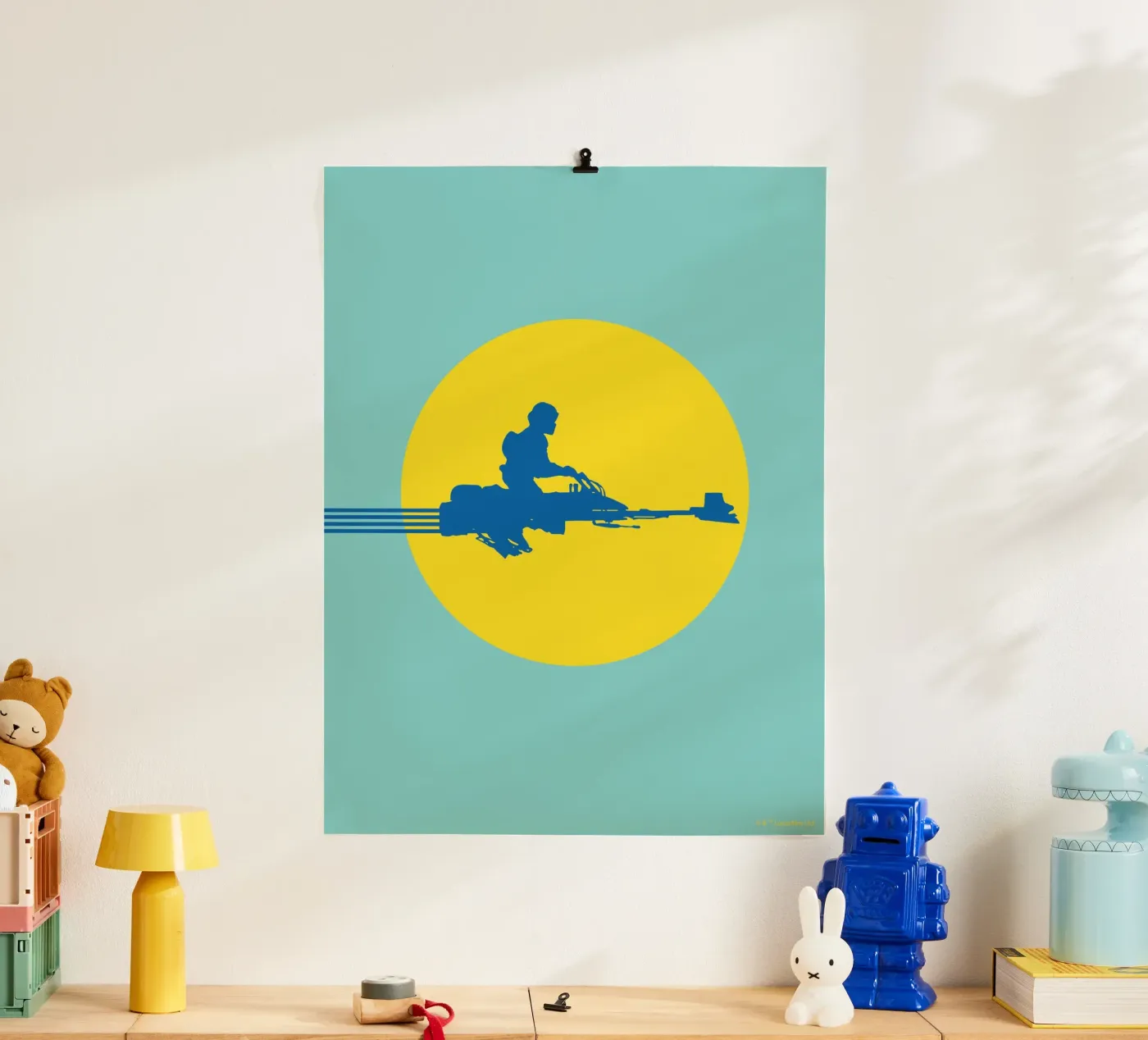 SPEEDER BIKE Poster von Star Wars