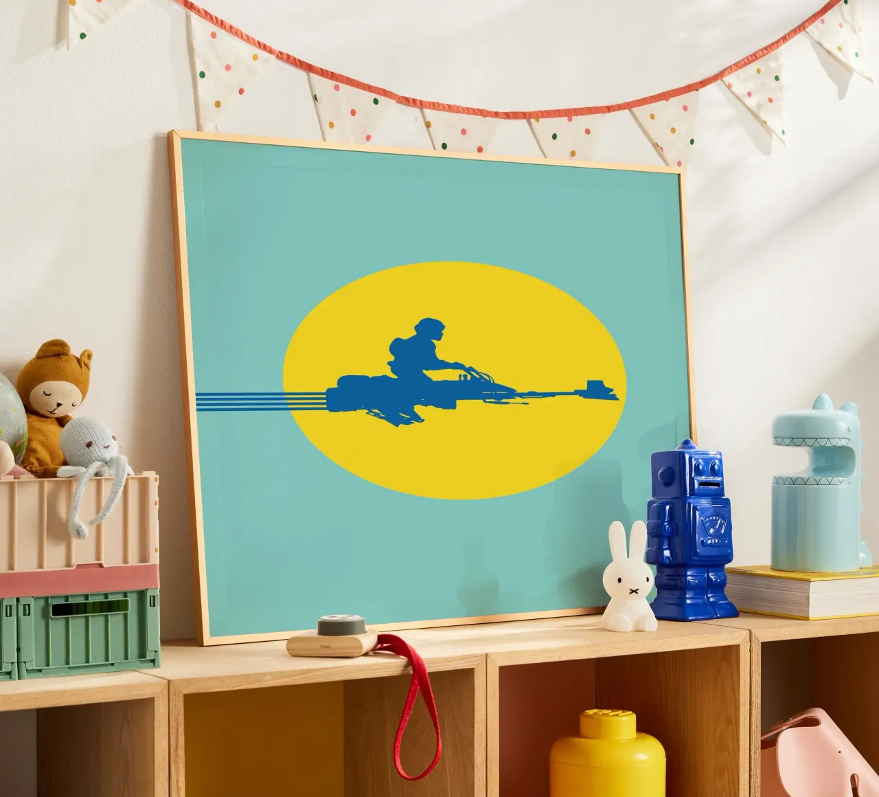 SPEEDER BIKE Poster von Star Wars