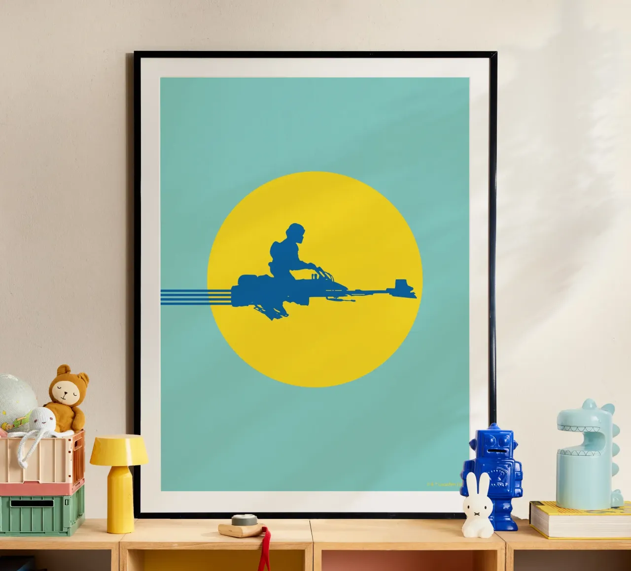 SPEEDER BIKE Poster von Star Wars