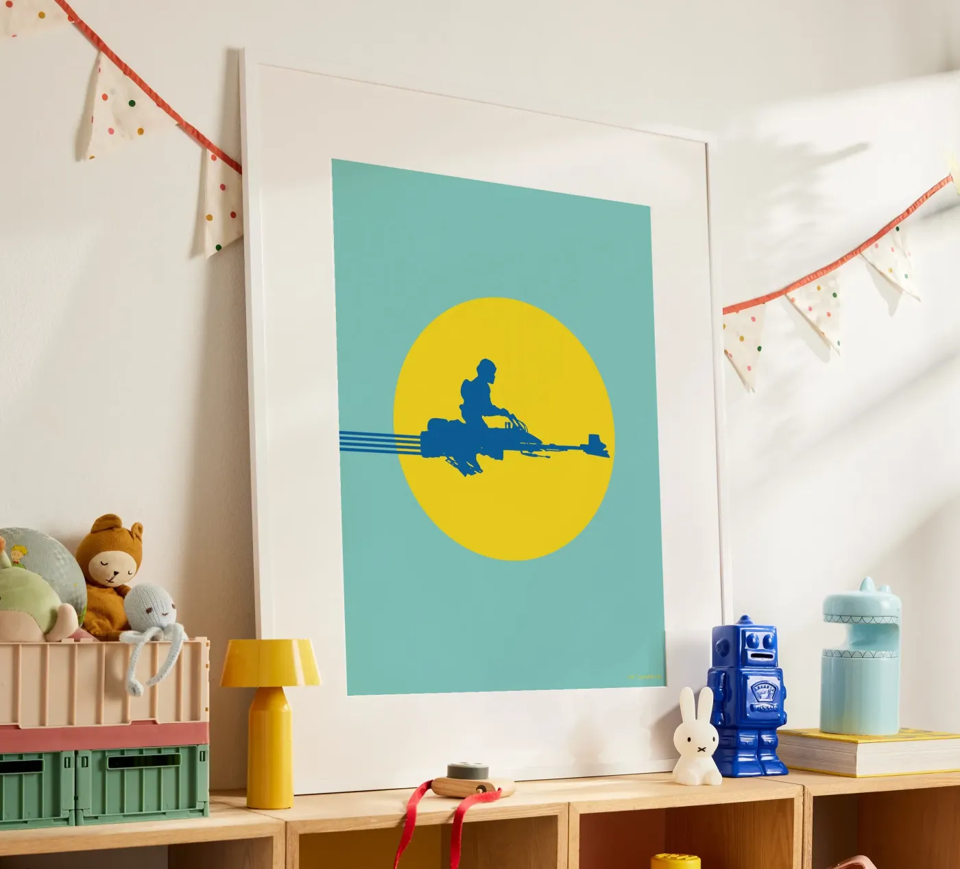 SPEEDER BIKE Poster von Star Wars