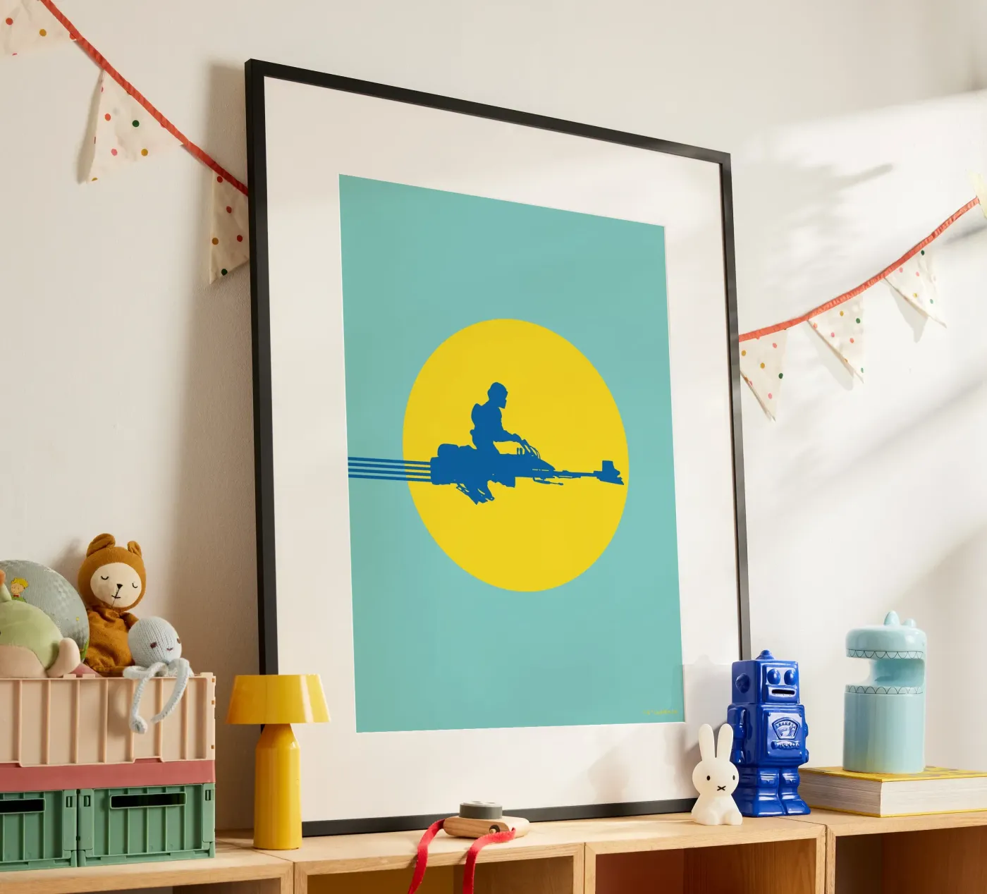 SPEEDER BIKE Poster von Star Wars