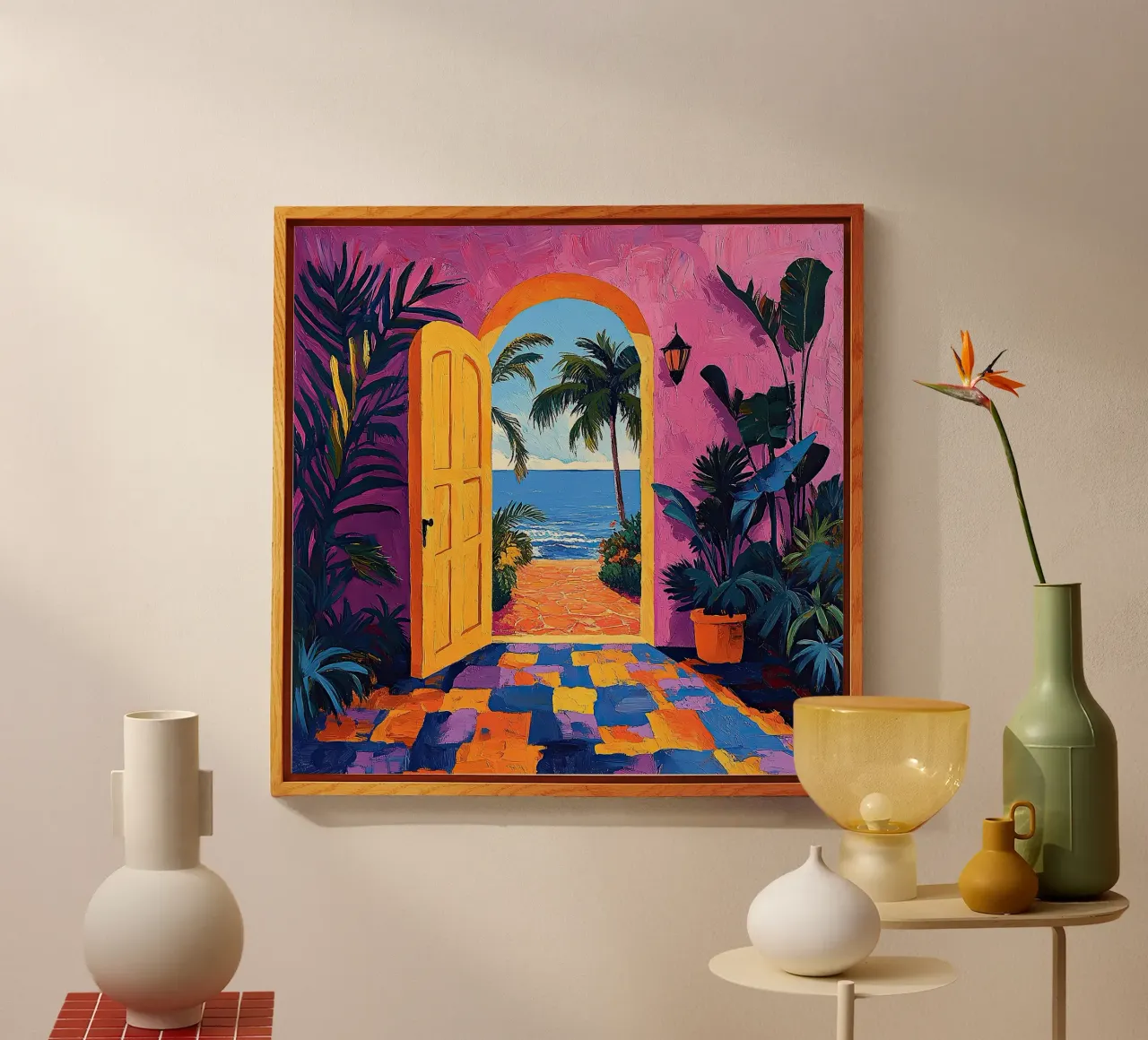 Sunlit Escape plexiglass da Nikis Art Studio