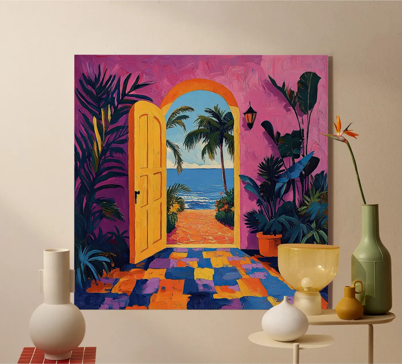 Sunlit Escape plexiglas de Nikis Art Studio