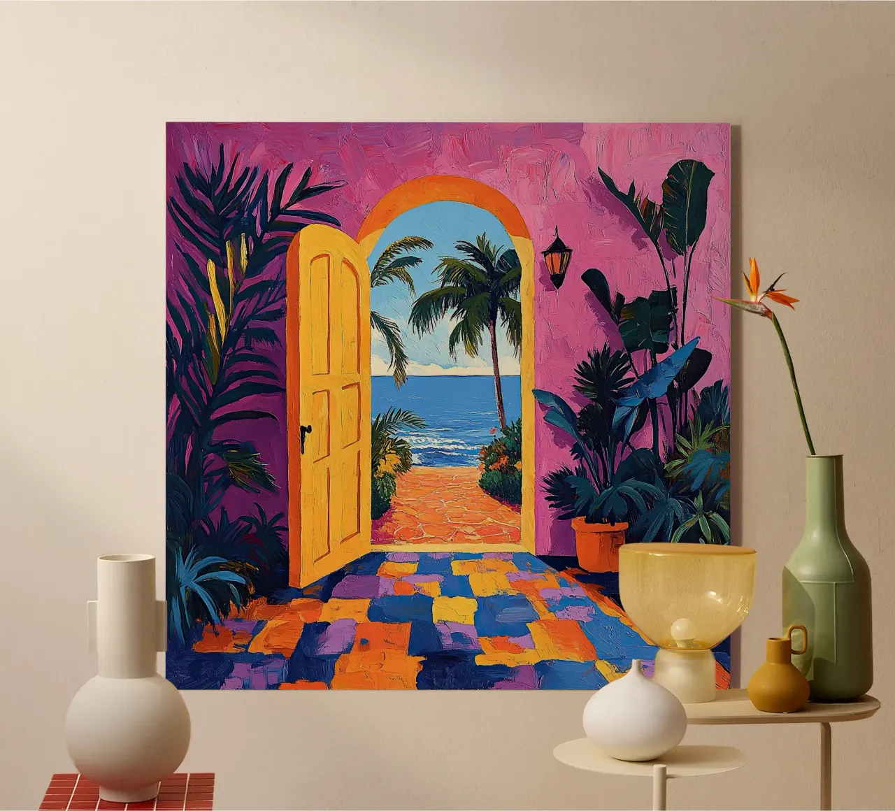 Sunlit Escape plexiglass da Nikis Art Studio