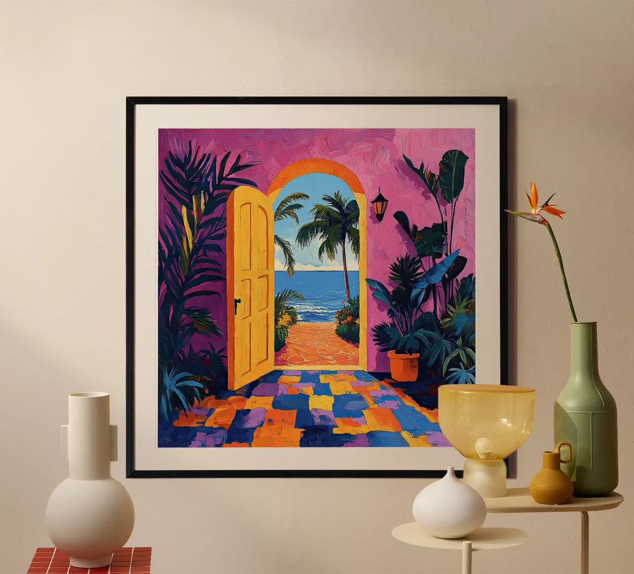 Sunlit Escape poster da Nikis Art Studio