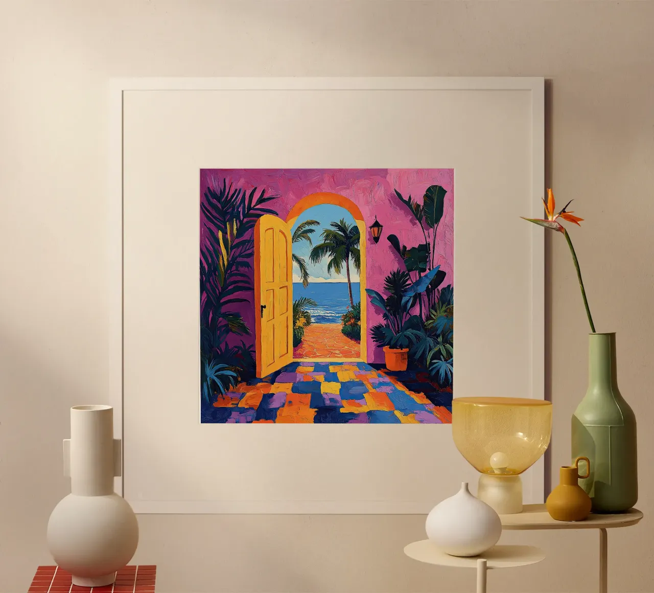 Sunlit Escape poster da Nikis Art Studio