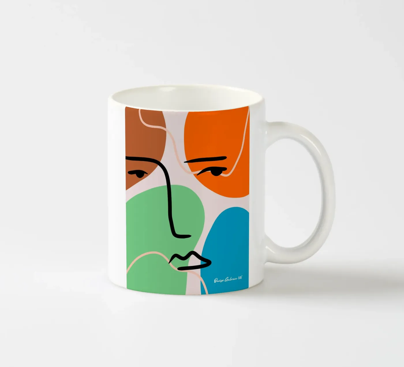 Fleeting Light ceramic mug by Mike Leymi